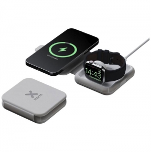 Carregador de viagem sem fio dobr�vel 2 em 1 de 15 W 'Xtorm XWF21'