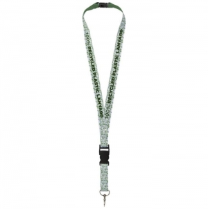 Lanyard em RPET com fivela de segurana 'Balta' com fecho de segurana e desbloqueio de segurana