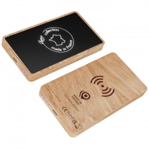 Powerbank de madeira sem fios de 5000 mAh 'SCX.design P34'