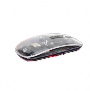 Rato Bluetooth transparente multimodo sem fios de 2,4 GHz 'SCX.design O24'
