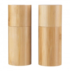 Conjunto de moinho de especiarias de bambu Christine