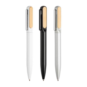 ESFEROGR�FICA EM METAL COM DETALHES EM BAMBU