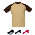 T-SHIRT BICOLOR HOMEM FUNKY CORES