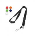 MURRAY. Lanyard em polister com mosqueto em meta