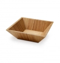 PEPPER. Saladeira em bambu em formato quadrado