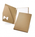 POE. Pasta porta-documentos A4 em carto kraft (450 g/m)