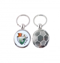 PORTA-CHAVES MFT BOLA DE FUTEBOL COM 1 FACE, METAL