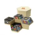 Conjunto para colorir de 52 peas