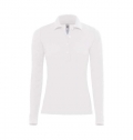 POLO B&C SAFRAN PURE WOMEN MANGA COMPRIDA 180G - 10