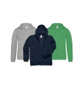 CASACO SWEAT B&C HOODED FULL ZIP KIDS 280G - 80% AL