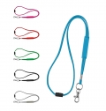 LANYARD TUBULAR EM POLISTER COM AJUSTE EM PVC, FECHO D