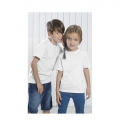 T-SHIRT REGULAR KID 150G BRANCA