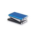 MARCET. Power bank slim 4'000 mAh em alumnio reciclado (100% rAL) e ABS reciclado (100% rABS)