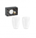 MACHIATO DUO. Conjunto de 2 copos de vidro isotrmico