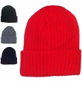 GORRO CANELADO LISO ADULTO