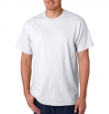 T-SHIRT HOMEM GOLA REDONDA HEAVY COTTON 180G BRANCO