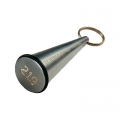 PORTA CHAVES METAL PRATEADO 9 X 3,5 CM 220GR