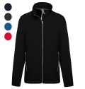 Casaco softshell de homem com 2 camadas