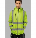 ZAGREB WORK CASACO SOFTSHELL DE ALTA-VISIBILIDADE PARA