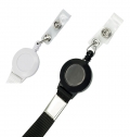 LANYARD EM POLISTER, COM EXTENSVEL PORTA CREDENCIAIS