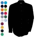 Camisa popeline polister / algodo de tratamento fcil