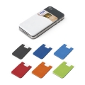 SHELLEY. Porta-cartes para smartphone em silicone