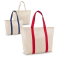 VILLE. Saco 100% algodo canvas com bolso frontal e interior (280 g/m)