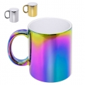 MUG CERAMICA METALIZ. MULTICOR