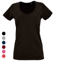 T-SHIRT MULHER GOLA REDONDA CORES