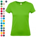 T-SHIRT B&C #E150 WOMEN - 100% ALGODAO