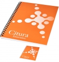 CADERNO A5 COM CAPA SINTTICA DESK-MATE