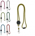 LANYARD EM POLISTER COM AJUSTE, FECHO DE SEGURANA E M