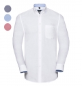 CAMISA OXFORD MANGA COMPRIDA 140G - 100% ALGODO