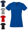 T-SHIRT COM GOLA EM 'V' PARA SENHORA IMPERIAL V WOMEN CORES