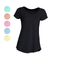 T-SHIRT SUBLIMAO URBAN SLUB LADY 120G/M2 CORES