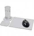 Conjunto de tapete para rato e base para copos 'Brite-Mat' 3
