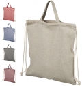 Mochila com cordes reciclada 150 g/m 'Pheebs' 6L