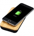 Powerbank de 6000 mAh sem fios em bambu/tecido 'Future'