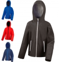 Bluso Softshell de criana com capuz