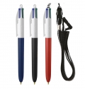 BIC 4 COLOURS SOFT IMPRESSO 1 COR + LANYARD