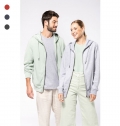 Sweatshirt com fecho e capuz eco-responsvel unisex