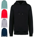 Sweatshirt com capuz eco-responsvel unissexo
