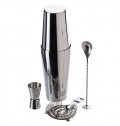 Conjunto de cocktail em ao inoxidvel Tatiana