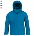 Casaco de criana Softshell<br/>com capuz