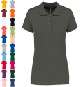 Polo piqu� de senhora de manga curta