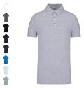 Polo jersey de homem de manga curta
