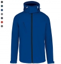 Bluso softshell com capuz amovvel
