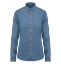 Camisa de senhora em denim