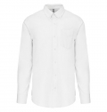 Camisa manga comprida em Oxford de tratamento fcil