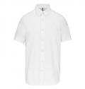 Camisa manga curta em Oxford de tratamento fcil